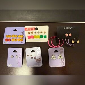 21 Pairs of Assorted Unworn Earrings